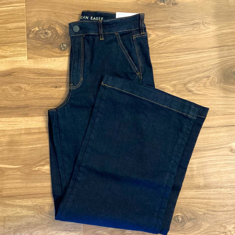 NWT American Eagle Wide Leg Jeans size 12